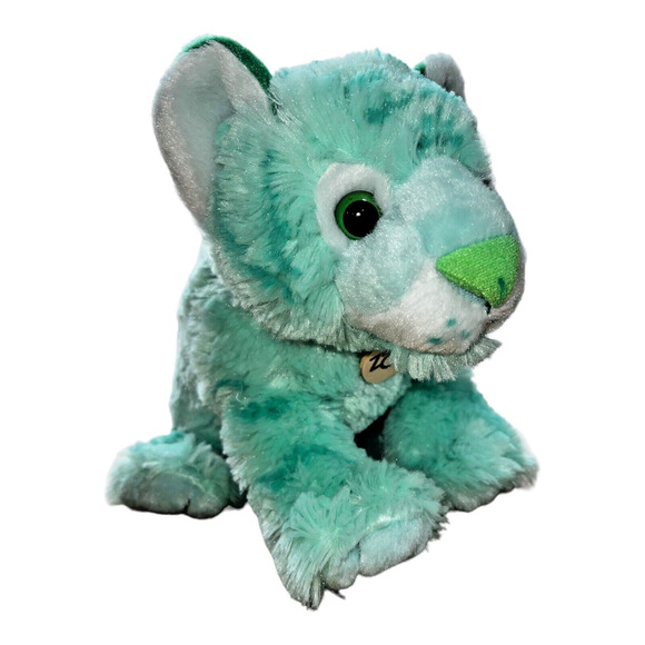 Wild Republic Milwaukee Zoo 9" Green Tiger Cub Baby Plush Stuffed Animal Toy - Picture 7 of 10